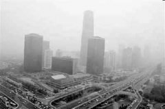 中国城市灰霾天蔓延危